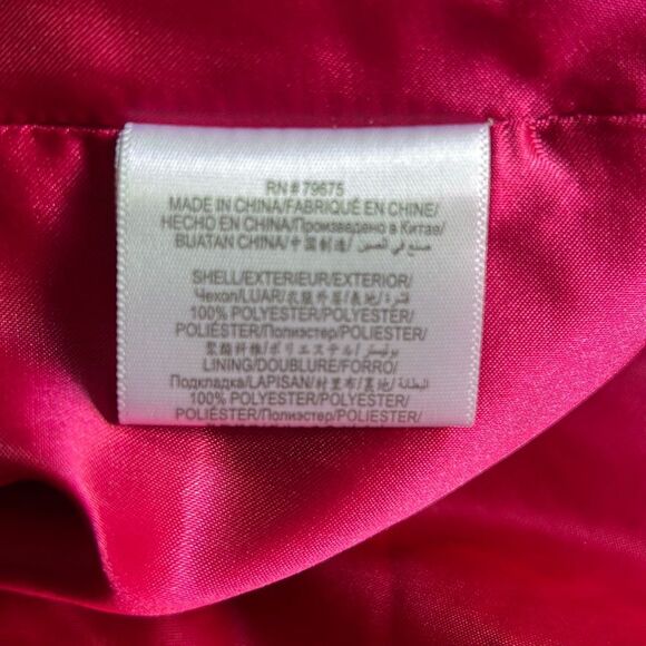 BCBGeneration Pink Boucle Longline Coat Small Double Breasted - Picture 9 of 9